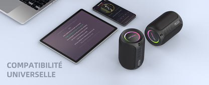 ZEALOT S32 , Enceinte Bluetooth, Mini Haut-Parleur, Bluetooth 5.2 Enceinte sans Fil, Enceintes Portables, IPX5 Étanche, Autonomie 8hrs/Mains Libres Téléphone/Support AUX&TF/Lanière Portable - Sonoa