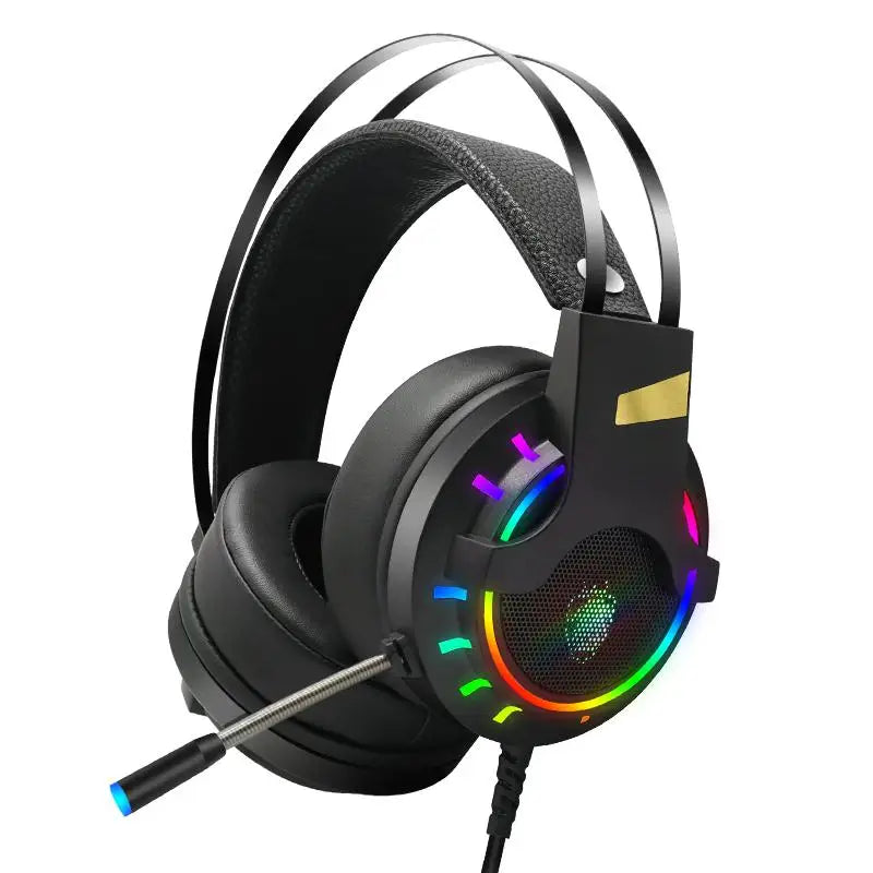 Kimio — casque de jeu stéréo K3, oreillettes avec microphone anti-bruit, couvre-oreilles doux respirantes, lumière LED, contrôle du Volume - Sonoa