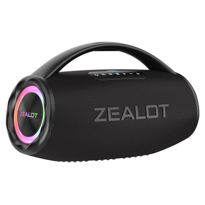 ZEALOT S97 Enceinte Bluetooth, 80W Haut - Parleur Bluetooth avec Boost Bass, étanche ipx6, lumière LED, Banque d'alimentation, Bluetooth 5.2, extérieur, Camping Haut - Parleur Bluetooth - Sonoa