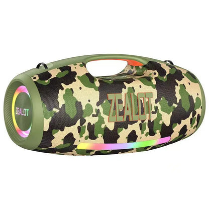 ZEALOT S89 , Enceinte haut-parleur 250W Portable IPX6 haut-parleur extérieur étanche prise en charge des basses profondes EQ/lumières RVB/TWS/TF/AUX/USB - Sonoa