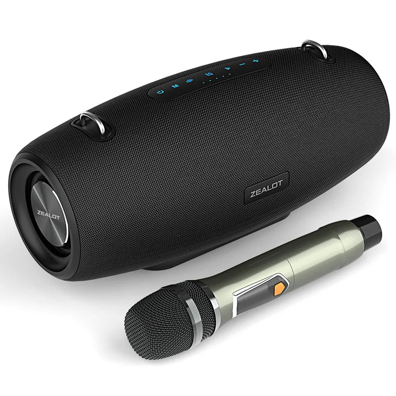 ZEALOT S67 , Enceinte Haut-parleurs portable, haut-parleur karaoké avec un Microphone, amplificateur de voix, micro Portable, parfait pour les enfants et les adultes