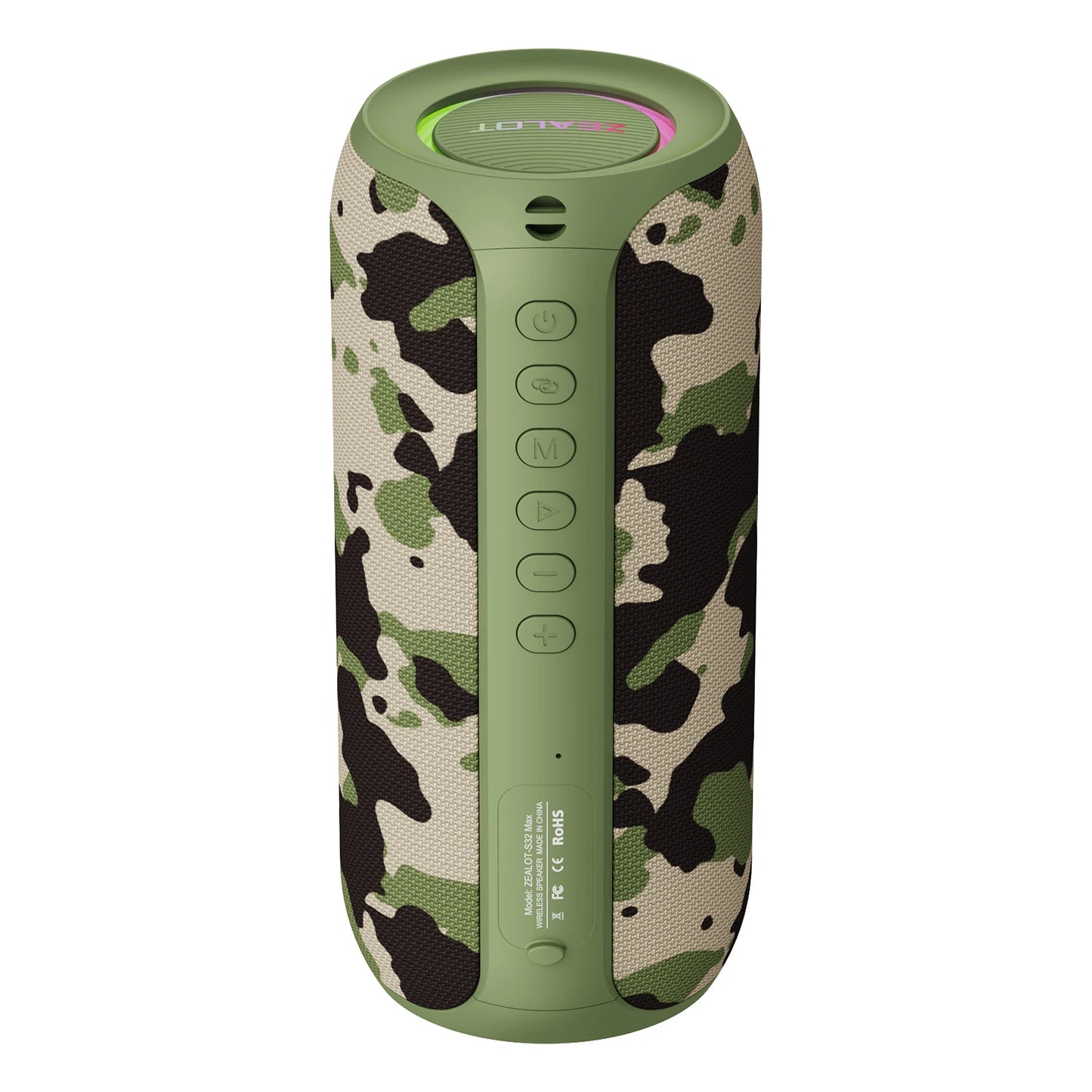 ZEALOT S32 Max IPX4 , Enceinte d'extérieur étanche avec son puissant de 20 W, basses puissantes, éclairage de couleurs variées, enceinte portable - Sonoa