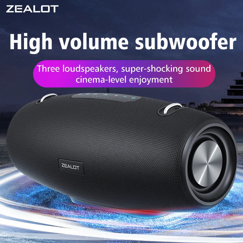 ZEALOT S67 , Enceinte Haut-parleurs portable, haut-parleur karaoké avec un Microphone, amplificateur de voix, micro Portable, parfait pour les enfants et les adultes