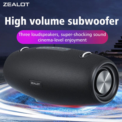 ZEALOT S67 , Enceinte Haut-parleurs portable, haut-parleur karaoké avec un Microphone, amplificateur de voix, micro Portable, parfait pour les enfants et les adultes