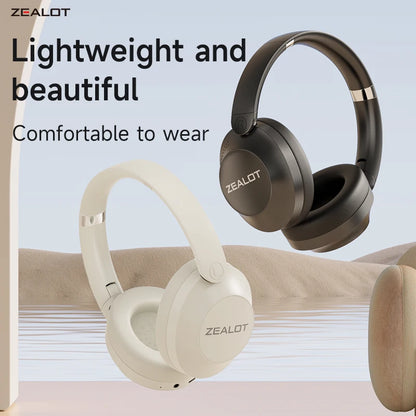 ZEALOT B38 , Casque sans fil avec microphone , casque léger réglable pour téléphone portable de bureau à domicile - Sonoa