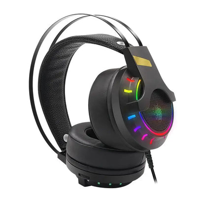 Kimio — casque de jeu stéréo K3, oreillettes avec microphone anti-bruit, couvre-oreilles doux respirantes, lumière LED, contrôle du Volume - Sonoa