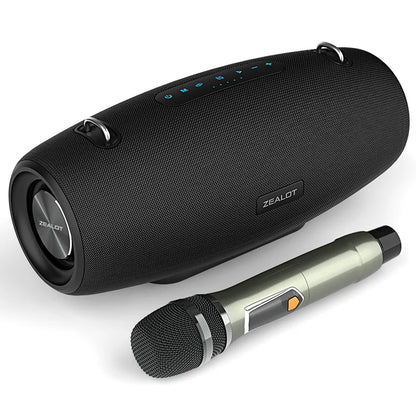 ZEALOT S67 , Enceinte Haut-parleurs portable, haut-parleur karaoké avec un Microphone, amplificateur de voix, micro Portable, parfait pour les enfants et les adultes