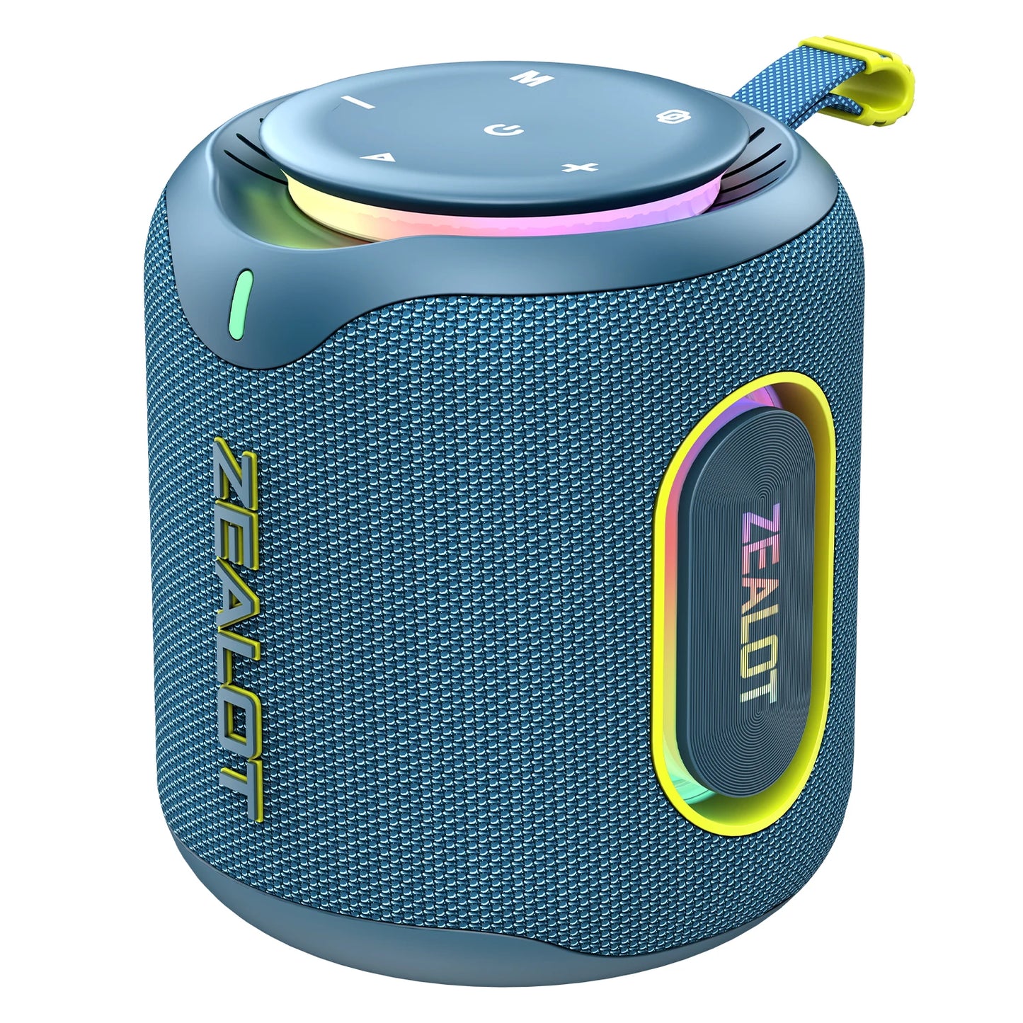 ZEALOT M1 30W , Enceinte portable basses profondes lumières RVB colorées, IPX6 étanche, appariement TWS pour l'extérieur/fête/voyage, idées cadeaux