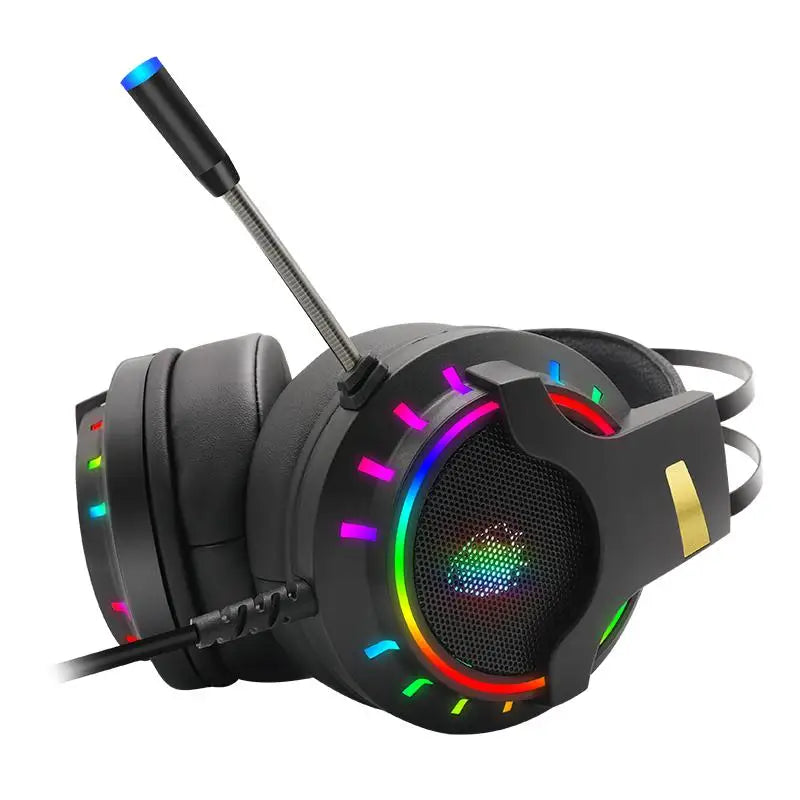 Kimio — casque de jeu stéréo K3, oreillettes avec microphone anti-bruit, couvre-oreilles doux respirantes, lumière LED, contrôle du Volume - Sonoa