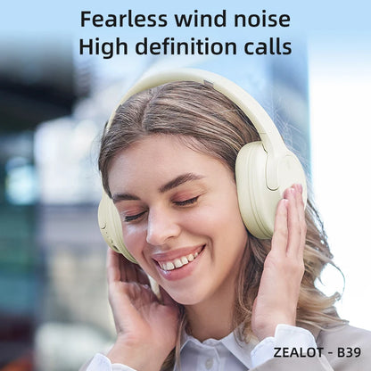 Casque ZEALOT B39 , Casque sans fil , casque léger pliable stéréo HiFi, basses profondes pour salle de sport - Sonoa