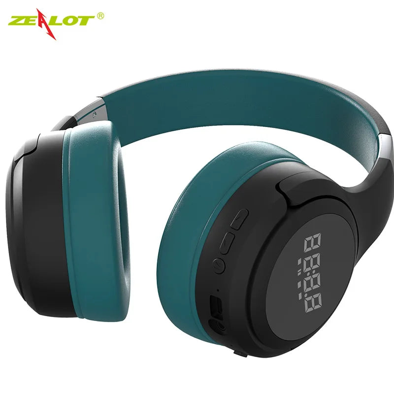 ZEALOT B28 Original Wireless Noise Cancelling Headphones with Microphone for Travel and Work with Bass Boost