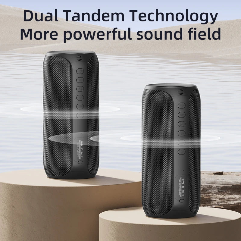 ZEALOT S32 Max IPX4 , Enceinte d'extérieur étanche avec son puissant de 20 W, basses puissantes, éclairage de couleurs variées, enceinte portable - Sonoa