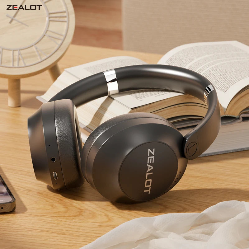 ZEALOT B38 , Casque sans fil avec microphone , casque léger réglable pour téléphone portable de bureau à domicile - Sonoa