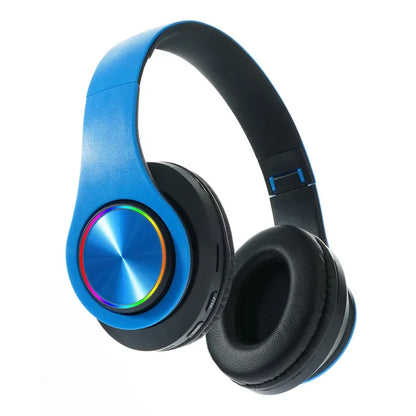 Wireless Bluetooth Headphones, HiFi Stereo Headset, USB Earphone with Mic Support, SD Card, FM for iPhone, Samsung Phone, PC