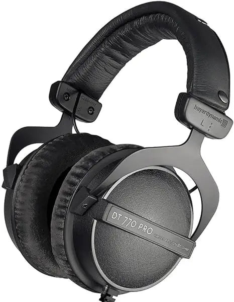 beyerdynamic DT 770 PRO Black édition. Casque de studio de qualité supérieure,iéal pour enregistrement studio ou radio