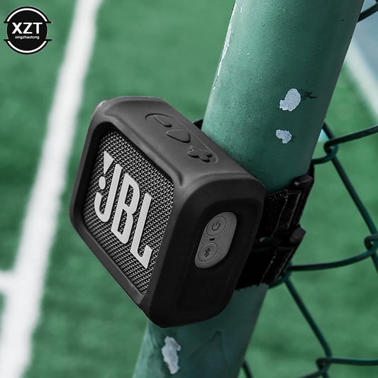 Speaker Protective Holder for JBL GO3, Protective Case, Portable Strap Holder GO 3, Speaker Storage Shell, Outdoor Stand