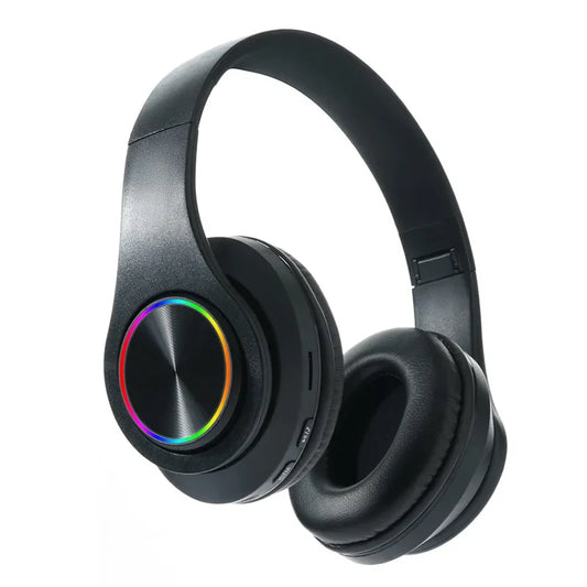 Wireless Bluetooth Headphones, HiFi Stereo Headset, USB Earphone with Mic Support, SD Card, FM for iPhone, Samsung Phone, PC