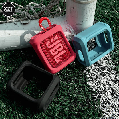 Speaker Protective Holder for JBL GO3, Protective Case, Portable Strap Holder GO 3, Speaker Storage Shell, Outdoor Stand