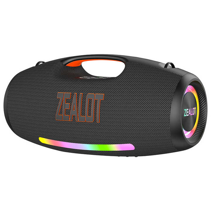 ZEALOT S89 , Enceinte haut-parleur 250W Portable IPX6 haut-parleur extérieur étanche prise en charge des basses profondes EQ/lumières RVB/TWS/TF/AUX/USB - Sonoa