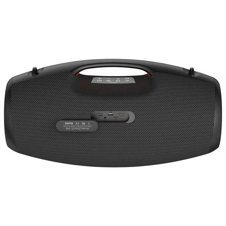 ZEALOT S89 , Enceinte haut-parleur 250W Portable IPX6 haut-parleur extérieur étanche prise en charge des basses profondes EQ/lumières RVB/TWS/TF/AUX/USB - Sonoa