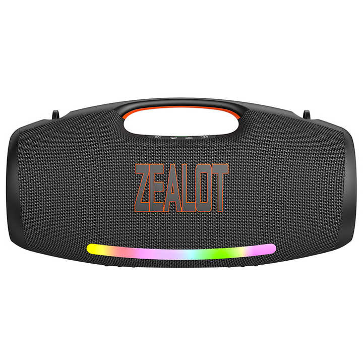 ZEALOT S89 , Enceinte haut-parleur 250W Portable IPX6 haut-parleur extérieur étanche prise en charge des basses profondes EQ/lumières RVB/TWS/TF/AUX/USB - Sonoa