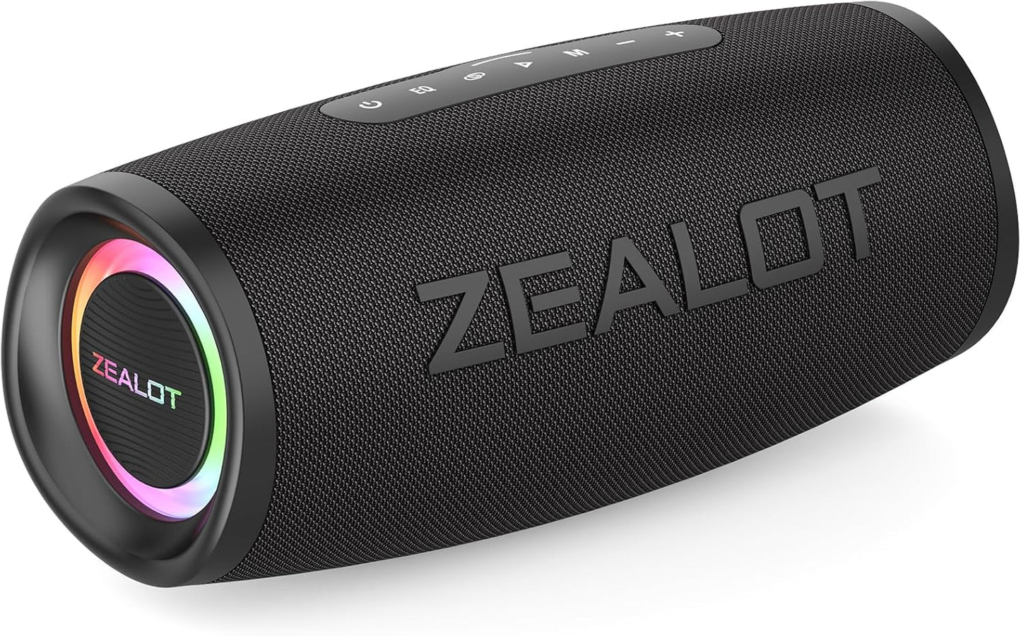 ZEALOT S56 , Enceinte Bluetooth, 40W (60W crête) Haut - Parleur Portable avec Technologie Bassup, IPX6 Imperméable, Bluetooth 5.2, Batterie 8000mAh, Stéréo, EQ, Haut - Parleur pour Parti, Plage, Camping - Sonoa
